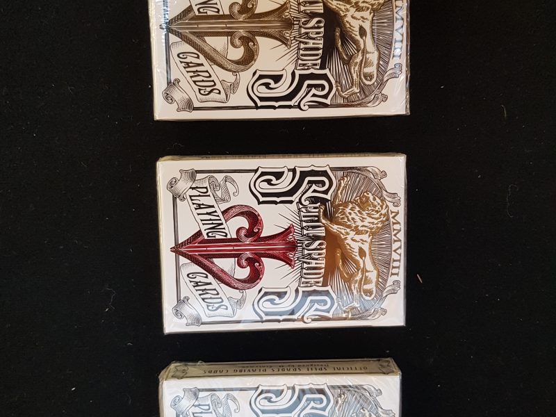 split spade lion édition Noir Rouge Sépia