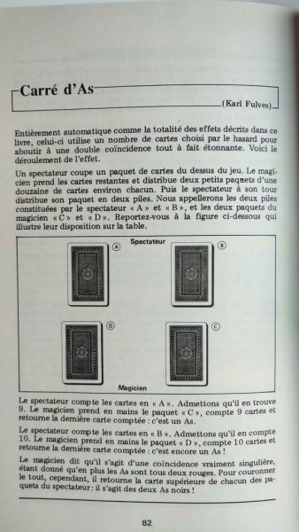 Petite Anthologie : "Tours cartes automatiques" (Richard Vollmer) *Rare*