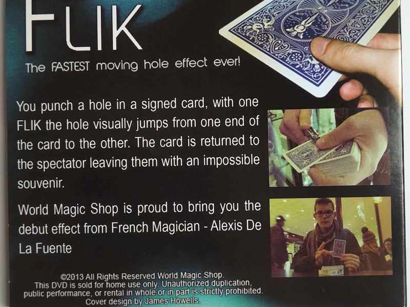 FLICK : Trou "voyageur" visuel sur une carte ! (Alexis De La Fuente)