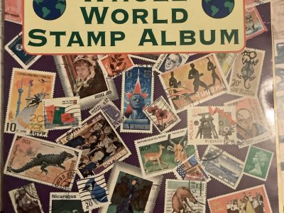 WHOLE WORLD STAMP ALBUM