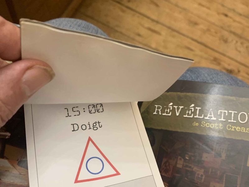 Révélation (book test) - Scott Creasey