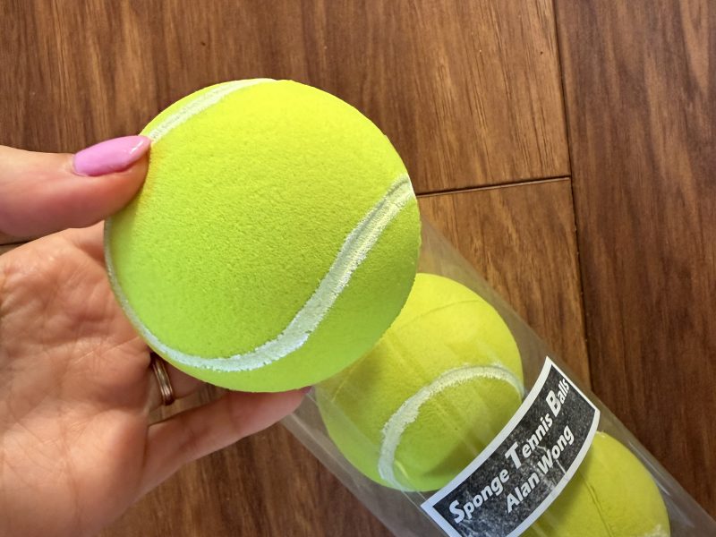 Sponge tennis bowl