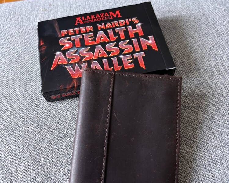 Stealth assassin wallet crazy horse leather edition
