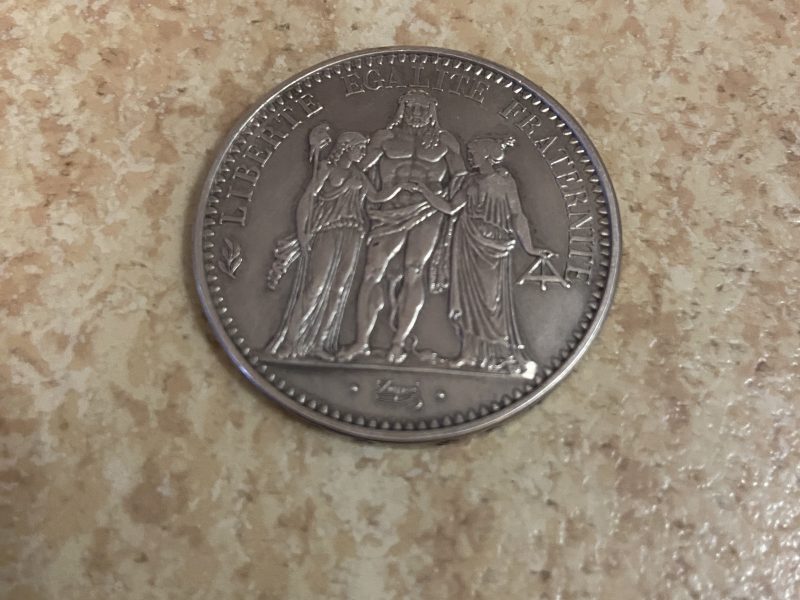 Pièce 10F Hercule aimantée par MKS softée