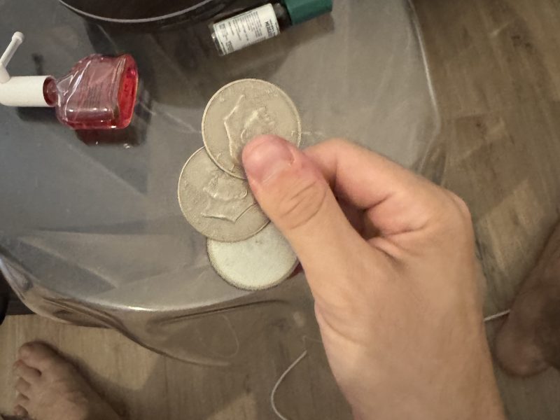 3 in coin (aimantée)