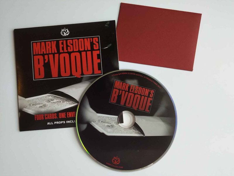 B'VOQUE : version la plus 'clean' de "Four Card Brainwave" de Max Maven's !