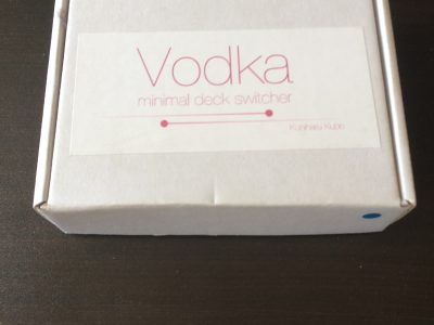 Vodka - Minimal deck switcher (étui bicycle bleu) - Kuniharu Kubo